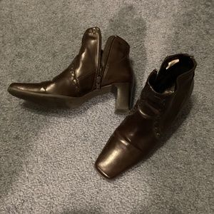 Sporty Faux Leather Bootie